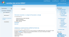 Desktop Screenshot of carrefourdesasl.fr